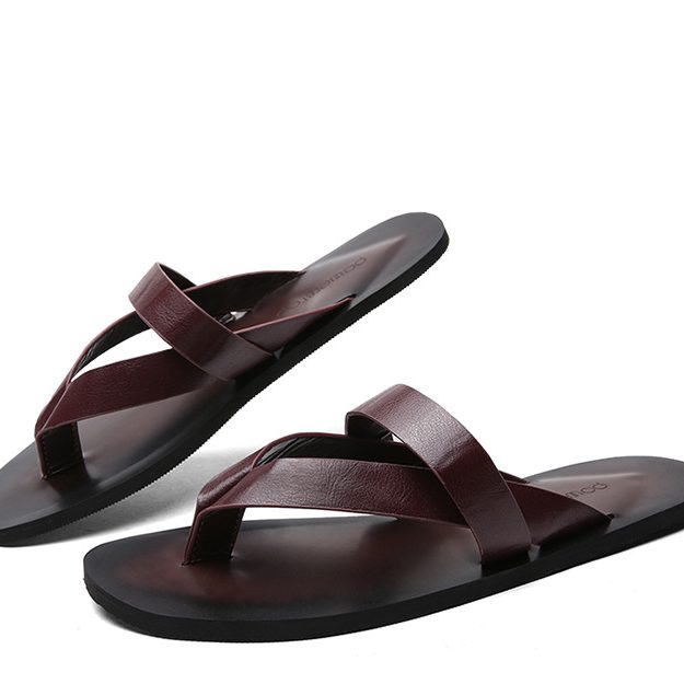black flip flop