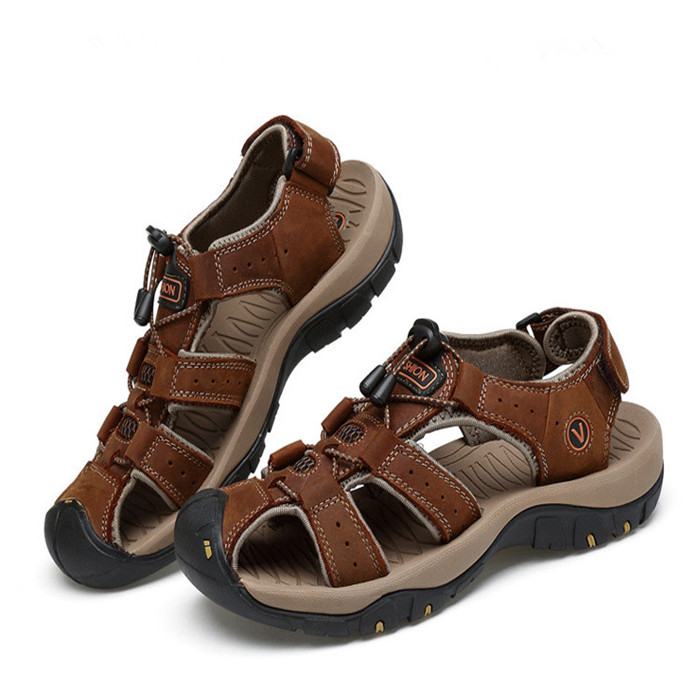men leather sandals