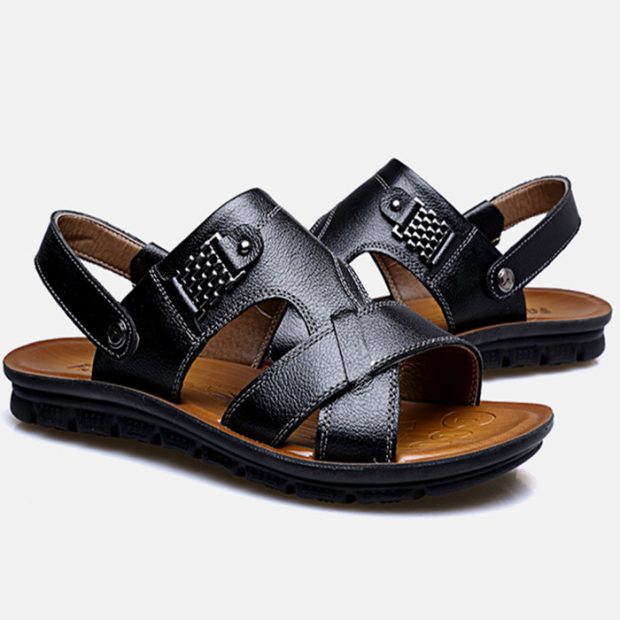 men leather sandals
