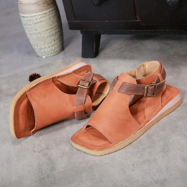 leather sandals