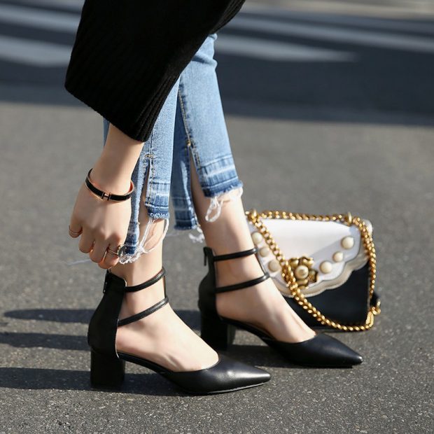pointed sandals