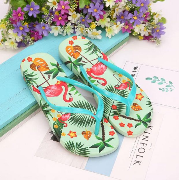 women flip flop