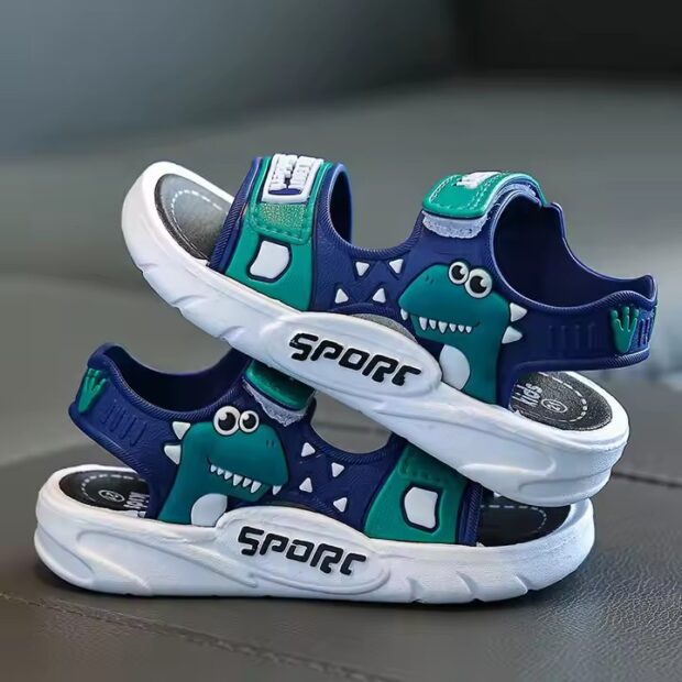 Anti-slip boys’ kids summer sandals with durable sole