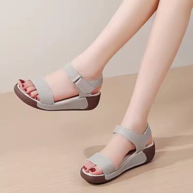 Outdoor Summer Wedge Sandals for Women with Comfort Fit