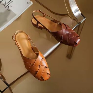 Summer flat hollow women sandals – lightweight, breathable, and ideal for casual wear.