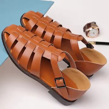 High Quality Roman Style Men’s Sandals – Breathable and Durable
