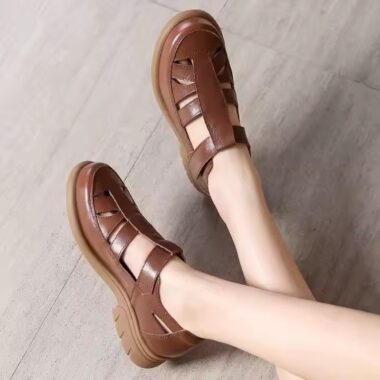 Luxury flat women sandals for summer – soft, breathable, and comfortable for all-day wear.