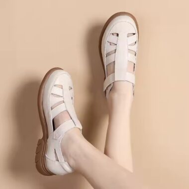 Luxury flat women sandals for summer – soft, breathable, and comfortable for all-day wear.