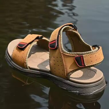 Plus Size Leather Hiking Sandals for Men – Comfortable & Durable

