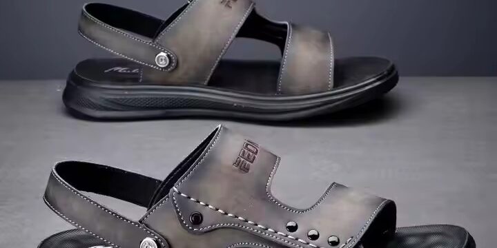 Custom Outdoor Fashion Summer Men Sandals with Breathable Upper