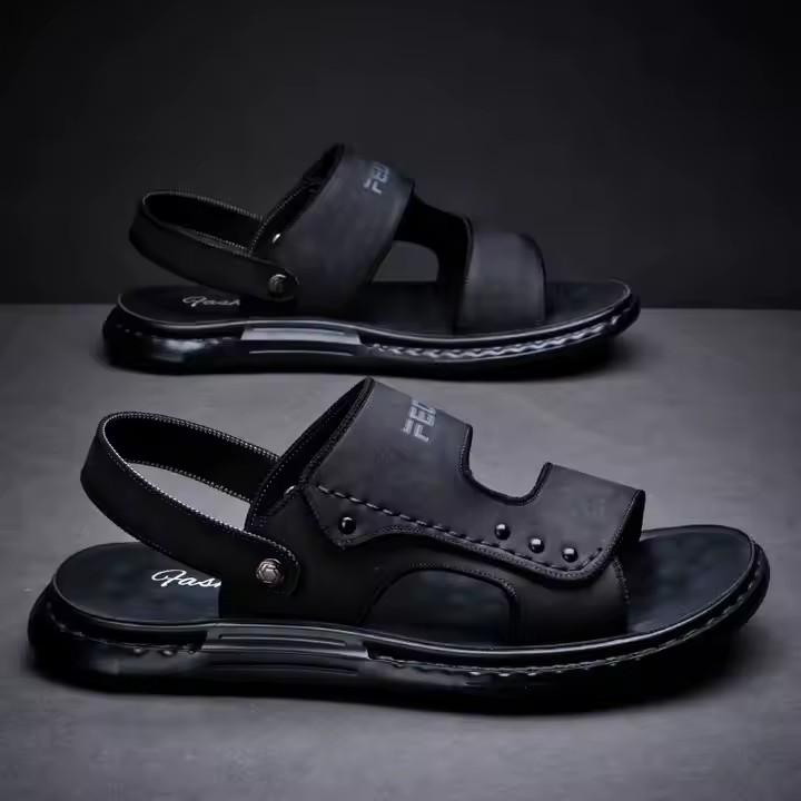 Custom Outdoor Fashion Summer Men Sandals with Breathable Upper