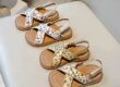 Fashion girls’ summer sandals – breathable and comfortable kids footwear for daily wear.
