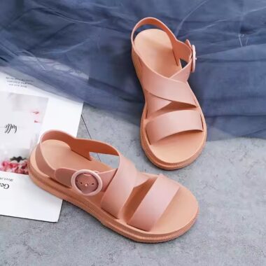 Wholesale solid color fashion women sandals – minimalist and versatile for summer.