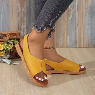 Retro Roman women sandals for summer – comfortable, stylish, and ideal for casual outfits.