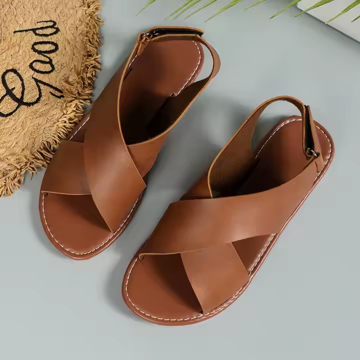 Retro Roman women sandals for summer – comfortable, stylish, and ideal for casual outfits.