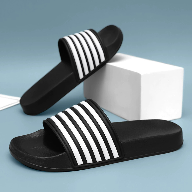 Anti-slip soft sole indoor men slides for home comfort