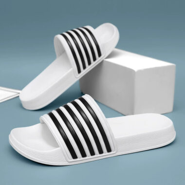 Anti-slip soft sole indoor men slides for home comfort