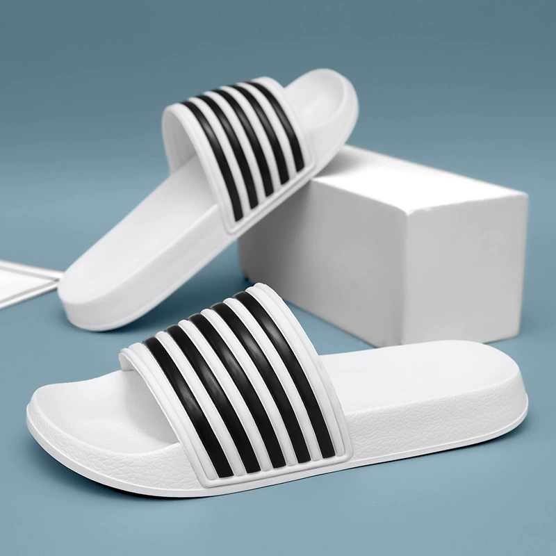 Anti-slip soft sole indoor men slides for home comfort