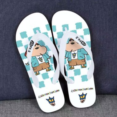 Trendy cartoon durable casual men flip flops for summer