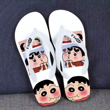 Trendy cartoon durable casual men flip flops for summer