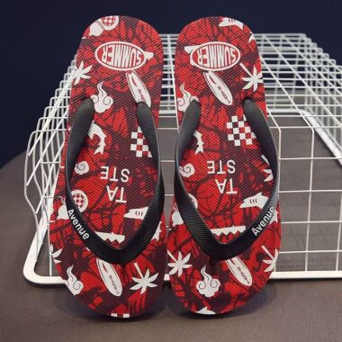 Summer casual anti-slip men flip flops stylish design