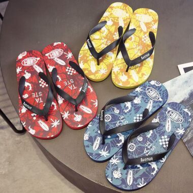 Summer casual anti-slip men flip flops stylish design