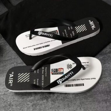 Fashion anti-slip versatile men flip flops for summer wear