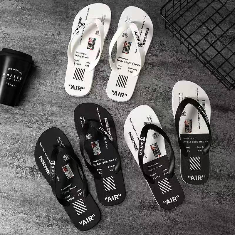 Fashion anti-slip versatile men flip flops for summer wear