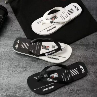 Fashion anti-slip versatile men flip flops for summer wear