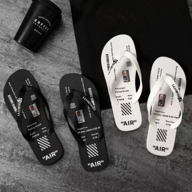 Fashion anti-slip versatile men flip flops for summer wear