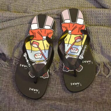 Summer anti-slip fashion men flip flops with custom design