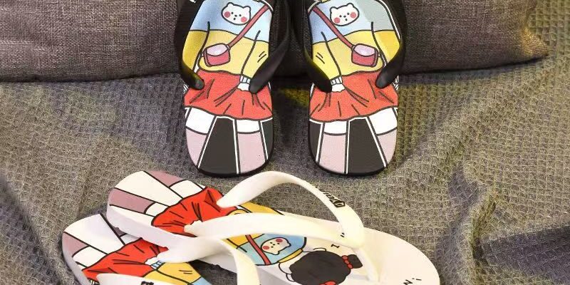 Summer anti-slip fashion men flip flops with custom design