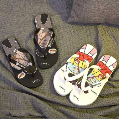 Summer anti-slip fashion men flip flops with custom design