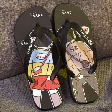 Summer anti-slip fashion men flip flops with custom design