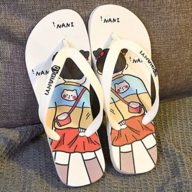 Summer anti-slip fashion men flip flops with custom design