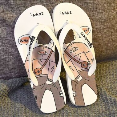 Summer anti-slip fashion men flip flops with custom design