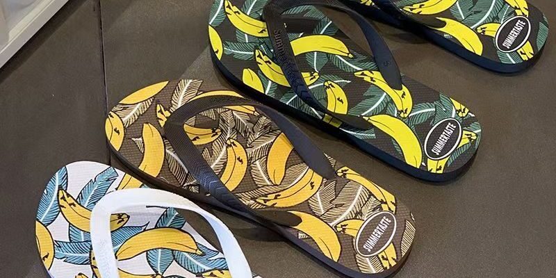 Outdoor anti-slip durable men flip flops for summer wear