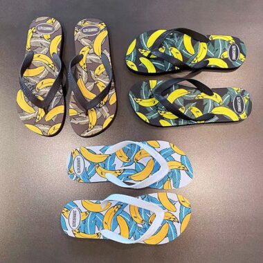 Outdoor anti-slip durable men flip flops for summer wear