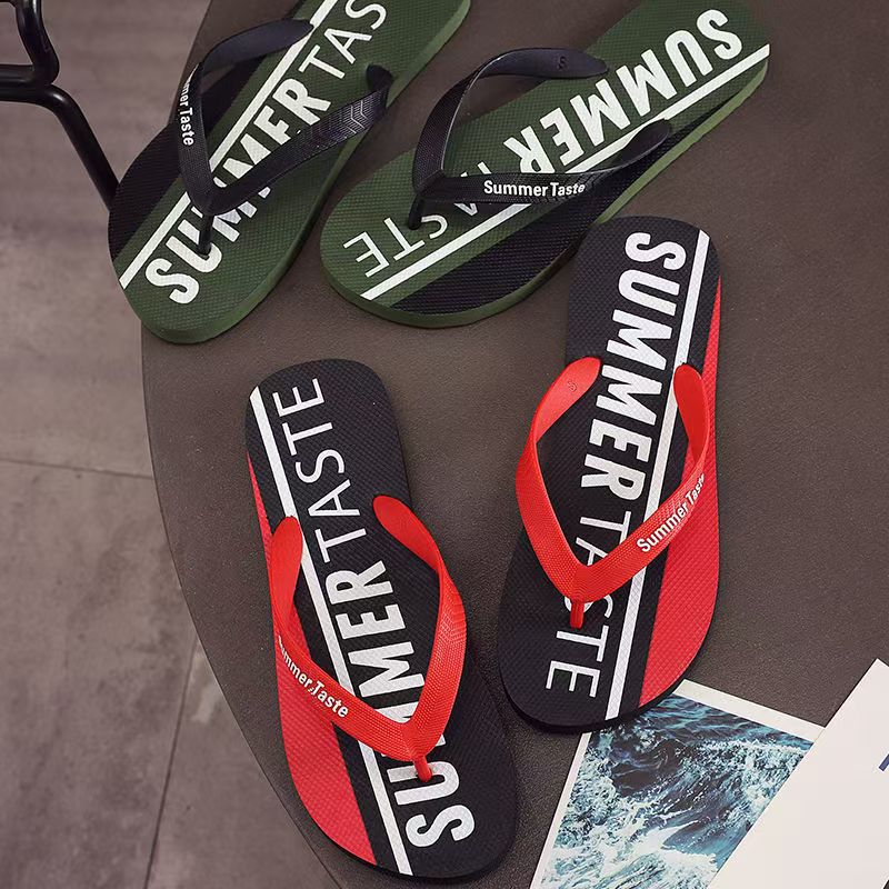 Summer casual anti-slip men flip flops outdoor wear