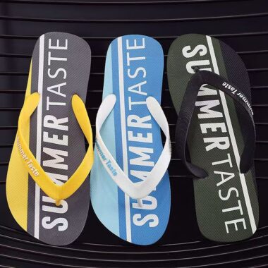 Summer casual anti-slip men flip flops outdoor wear