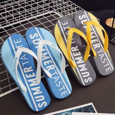 Summer casual anti-slip men flip flops outdoor wear