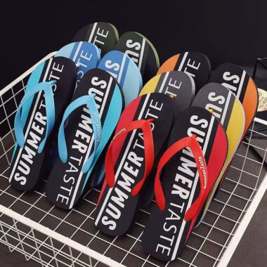 Summer casual anti-slip men flip flops outdoor wear