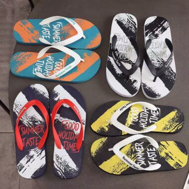 Summer anti-slip casual men flip flops for outdoor use