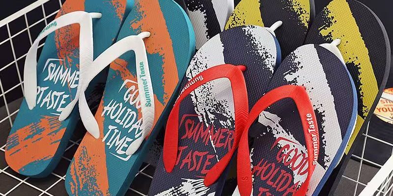 Summer anti-slip casual men flip flops for outdoor use