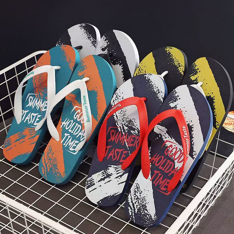 Summer anti-slip casual men flip flops for outdoor use