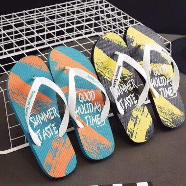 Summer anti-slip casual men flip flops for outdoor use