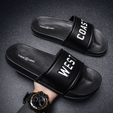 Summer casual outdoor men slides for daily comfort