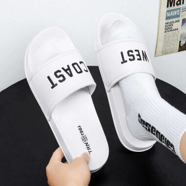 Summer casual outdoor men slides for daily comfort