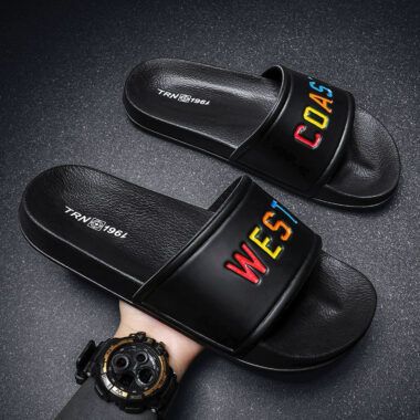 Summer casual outdoor men slides for daily comfort