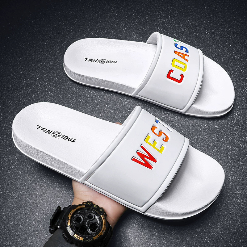 Summer casual outdoor men slides for daily comfort